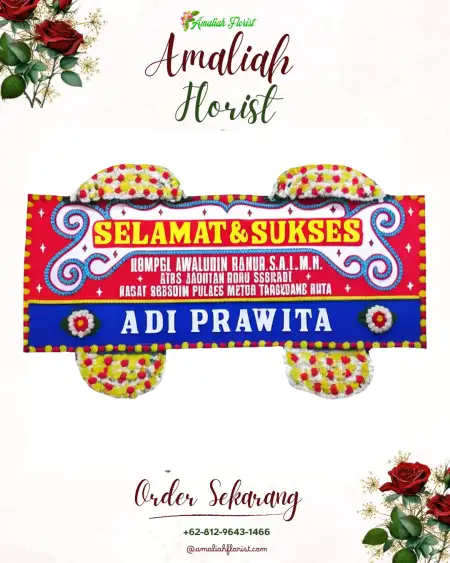 Papan Bunga Ucapan Selamat Lemahmekar
